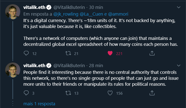 Vitalik Buterin Responde à JK