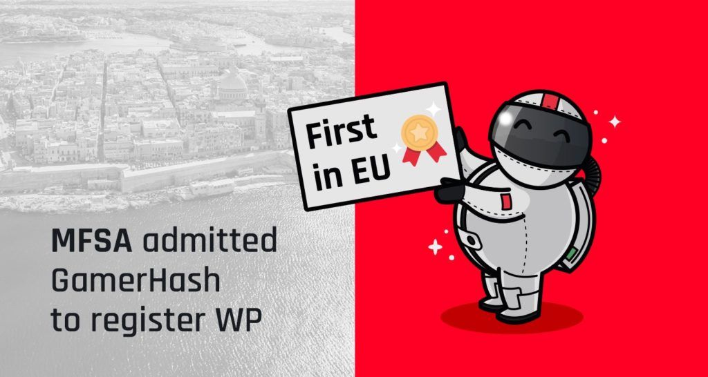 GamerHash alcança Hard Cap e obtém licença em Malta como a primeira empresa da União Europeia
