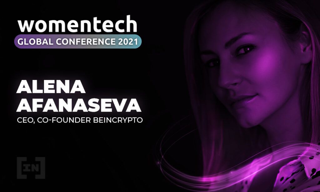 Alena Afanaseva, CEO do BeInCrypto, vai palestrar na WomenTech Global Conference 2021