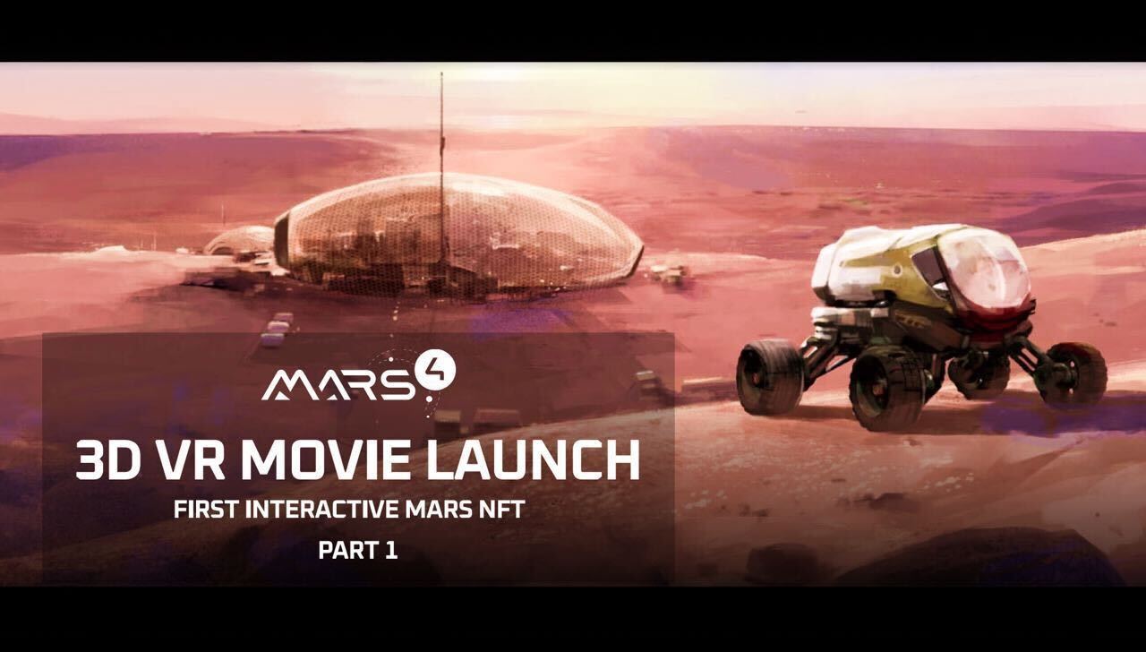 Primeiro NFT interativo do mundo – Filme VR em Marte