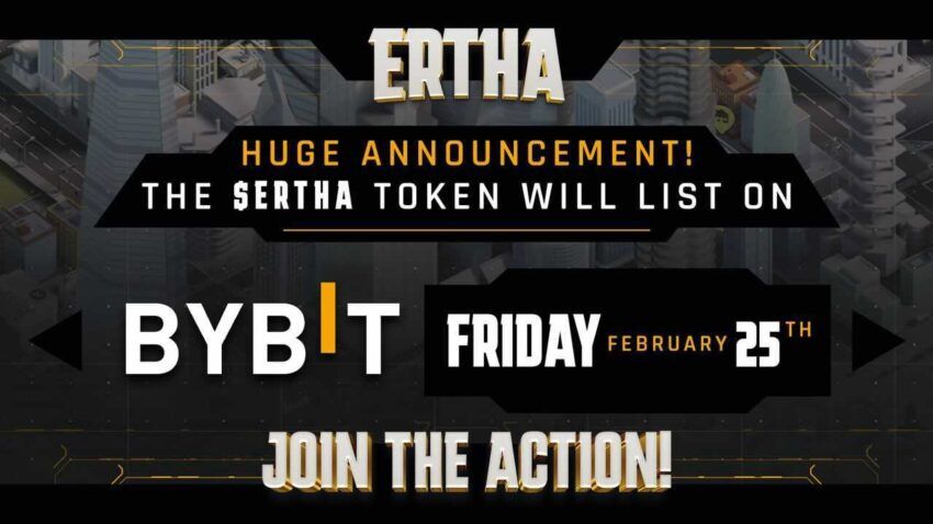 ERTHA é listado na Bybit