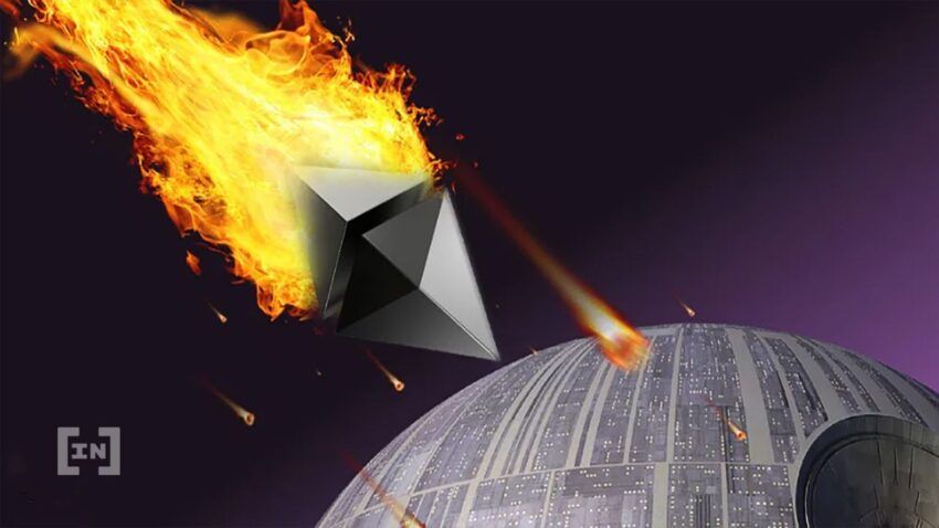 Ethereum (ETH) sofre forte queda apesar de sua fusão estar próxima