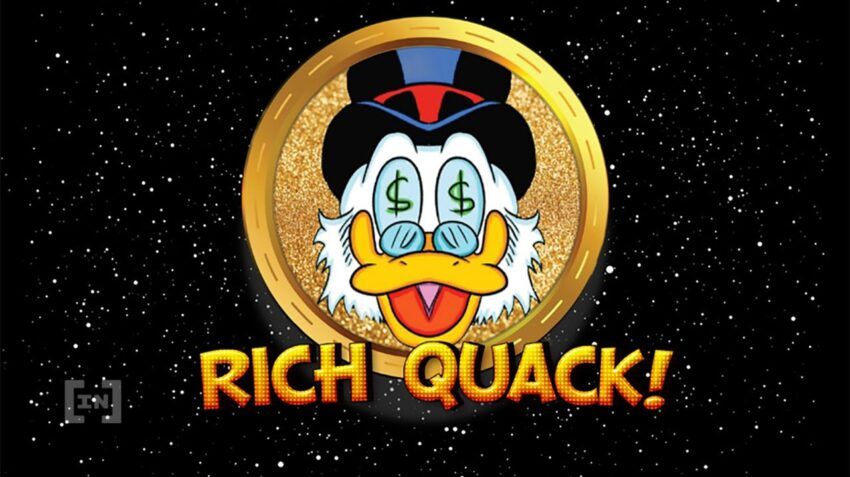 RichQUACK lidera ranking como memecoin mais popular em agosto