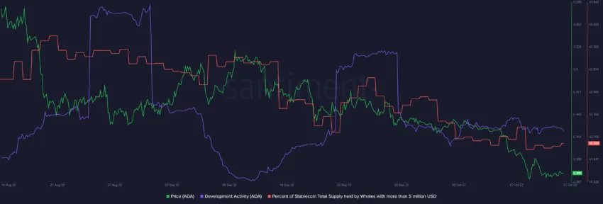 O preço da Cardano (ADA) continua caindo sem incentivos de alta de curto prazo