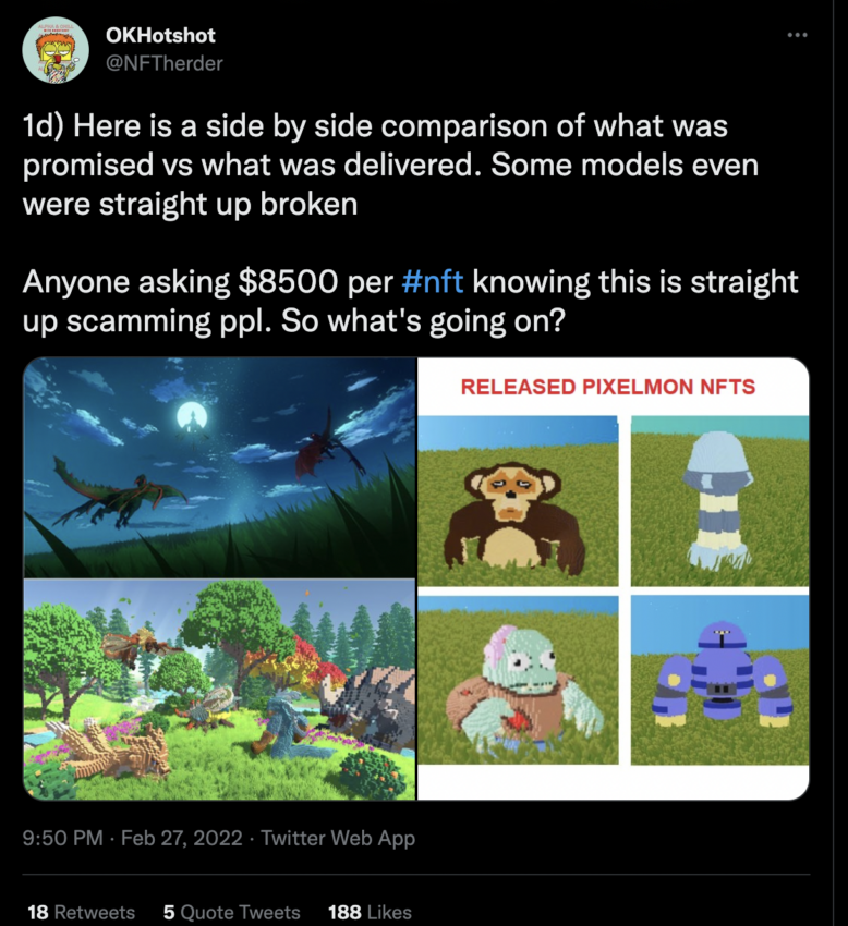 NFTs de metaverso inspirado em Pokémon estão crescendo em volume - entenda