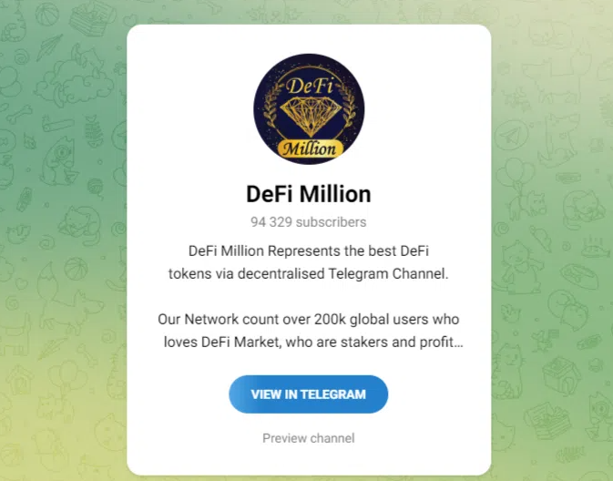  DeFi million