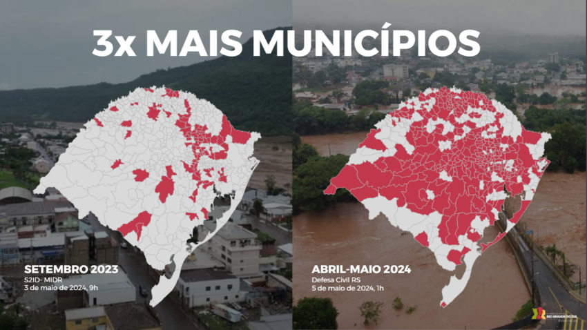 Chuvas no RS - Tragédia climática afeta mais de 700 mil pessoas no sul do Brasil – saiba como doar em Bitcoin