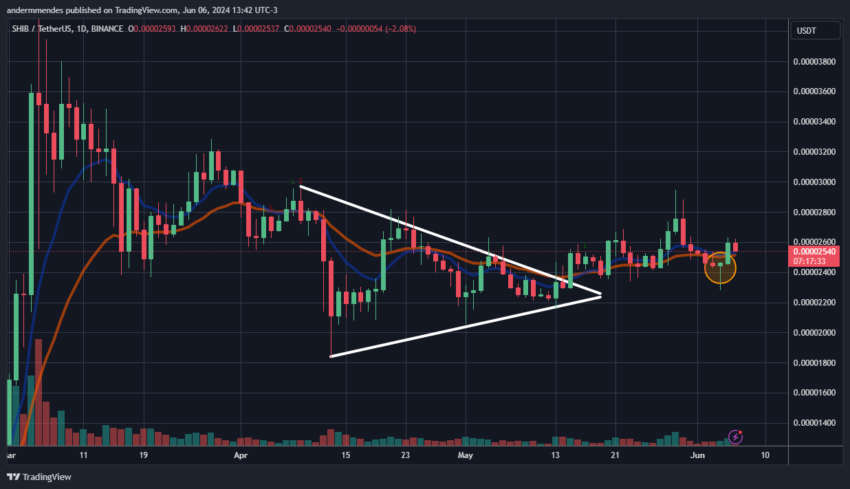 Gráfico da Shiba Inu no TradingView